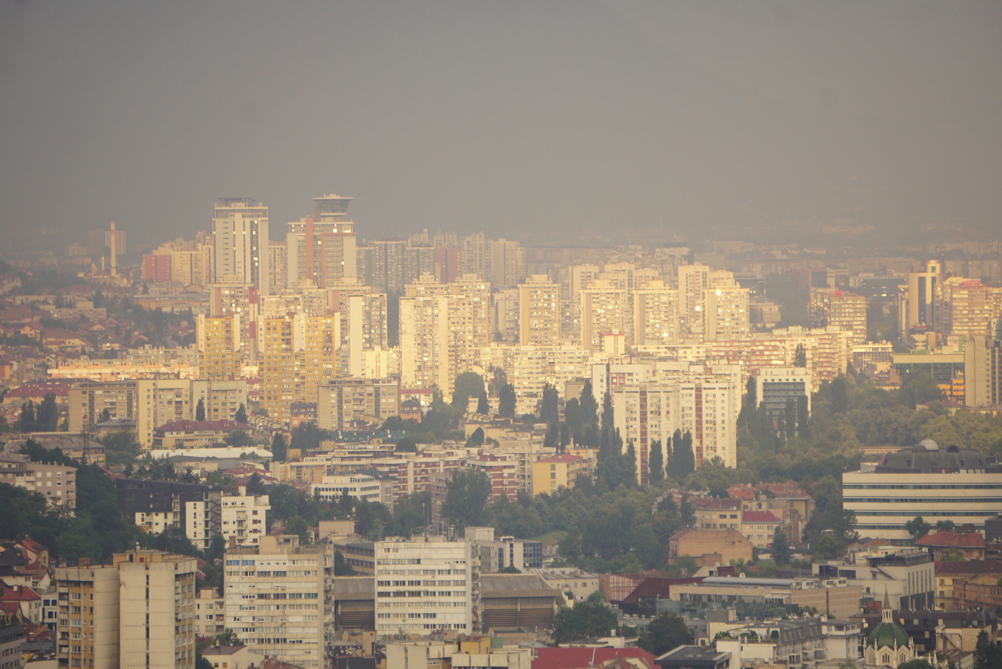 Cityscape of Sarajevo